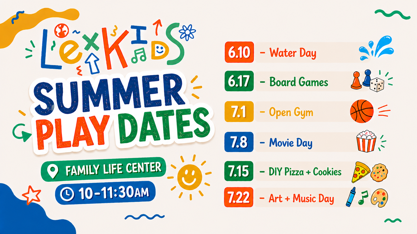 Lex Kids Summer Play Dates Lex Kids Summer Play Dates
