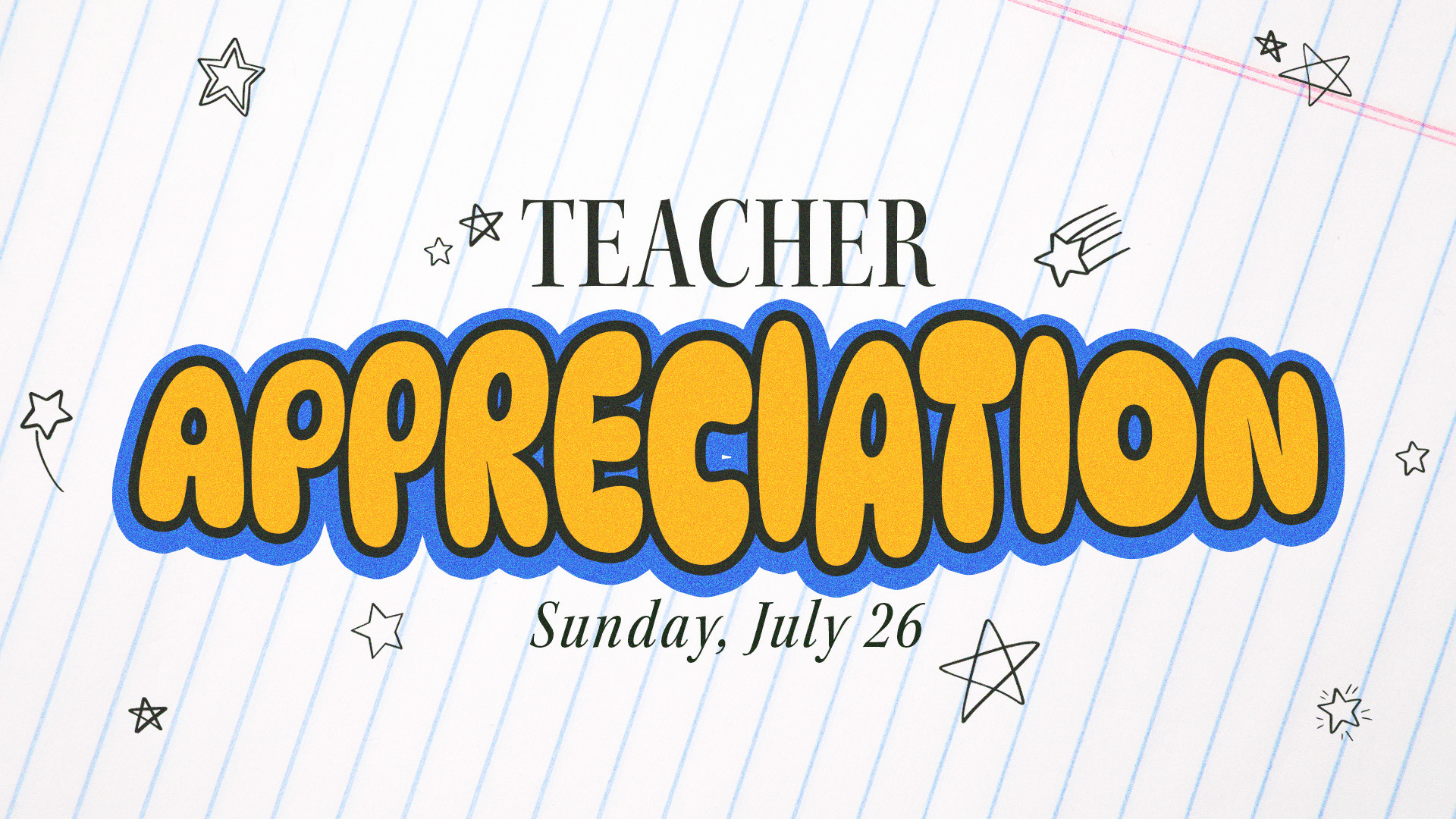 Teacher Appreciation 2026